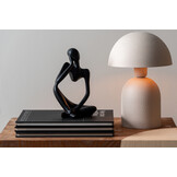 Leitmotiv - Tafellamp Boaz - Warmgrijs