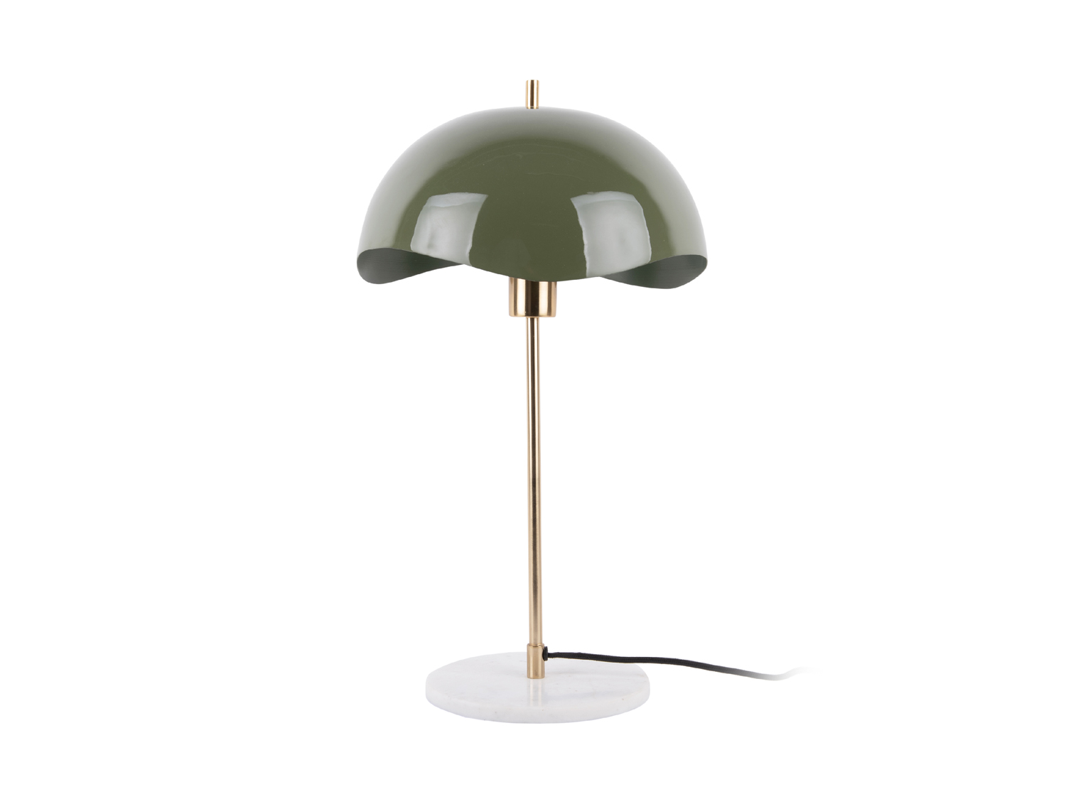 Leitmotiv - Tafellamp Waved Dome - Jungle groen