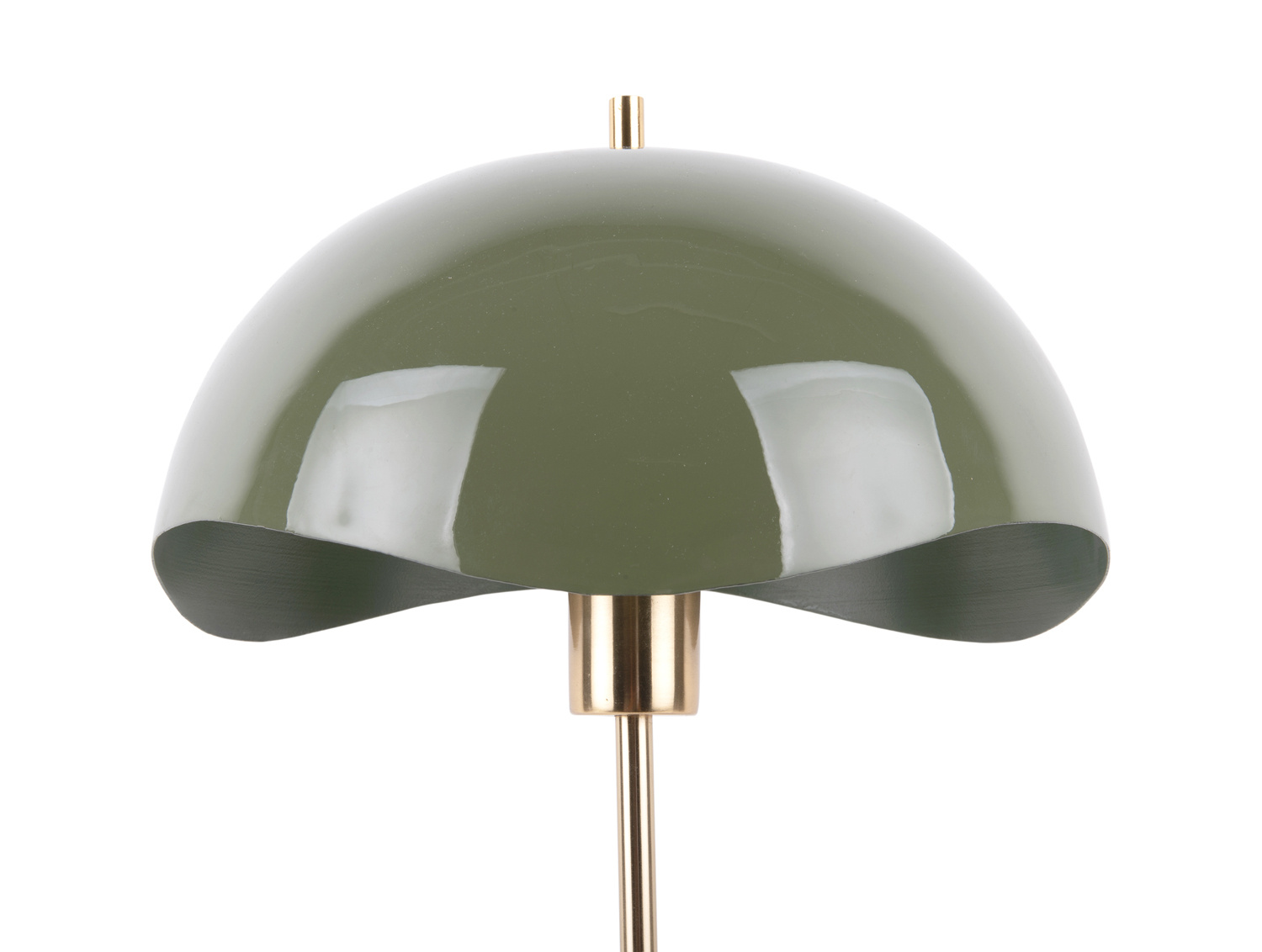 Leitmotiv - Tafellamp Waved Dome - Jungle groen