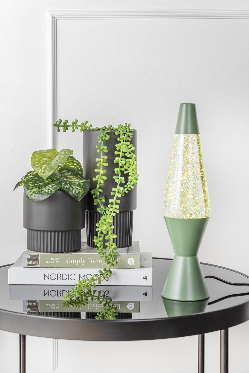 Leitmotiv - Tafellamp Glitter - Jungle groen