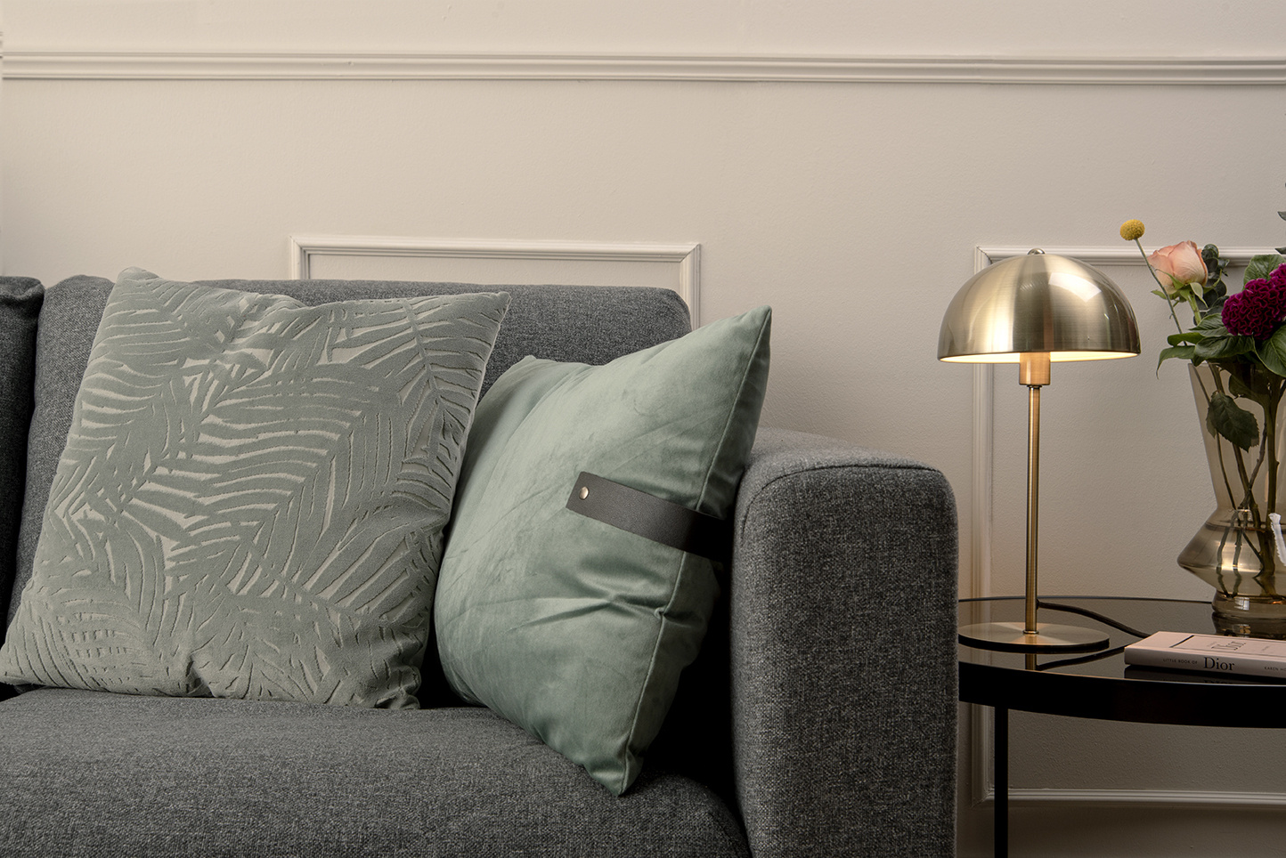 Leitmotiv - Tafellamp Bonnet - Geborsteld goud