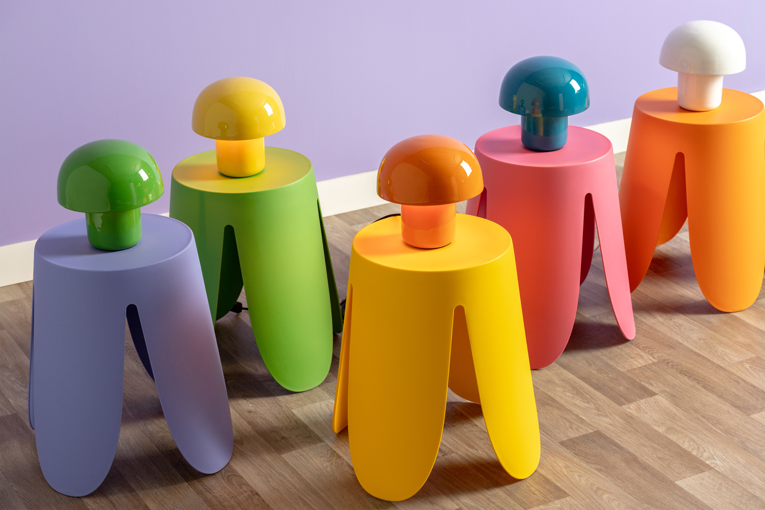 Leitmotiv - Tafellamp Fat Mushroom Mini - Heldergeel