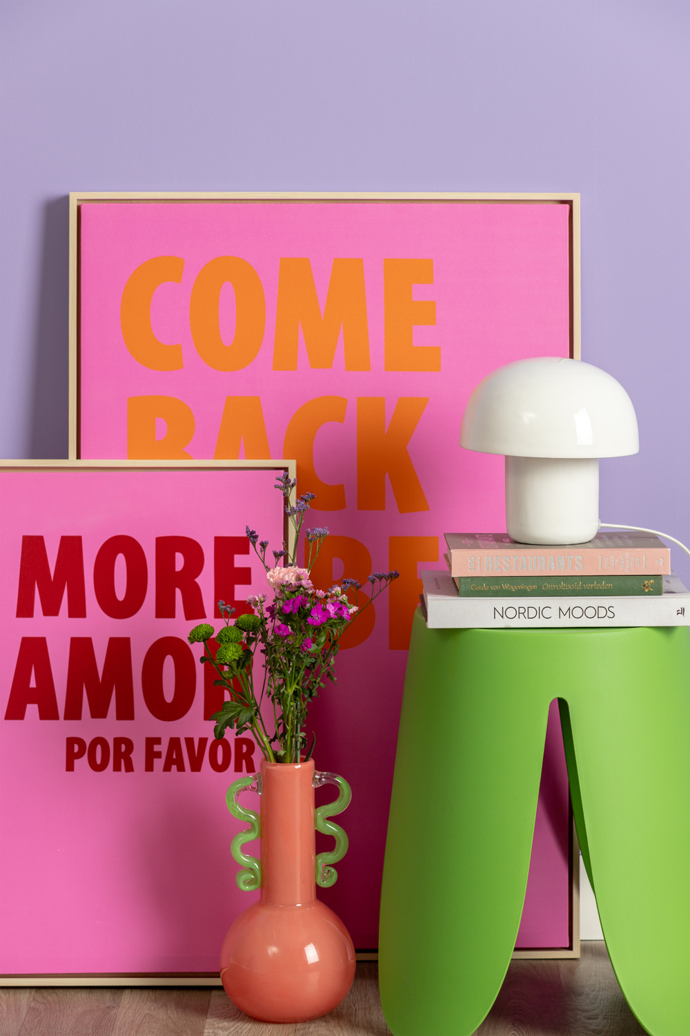 Leitmotiv - Tafellamp Fat Mushroom Mini - Wit