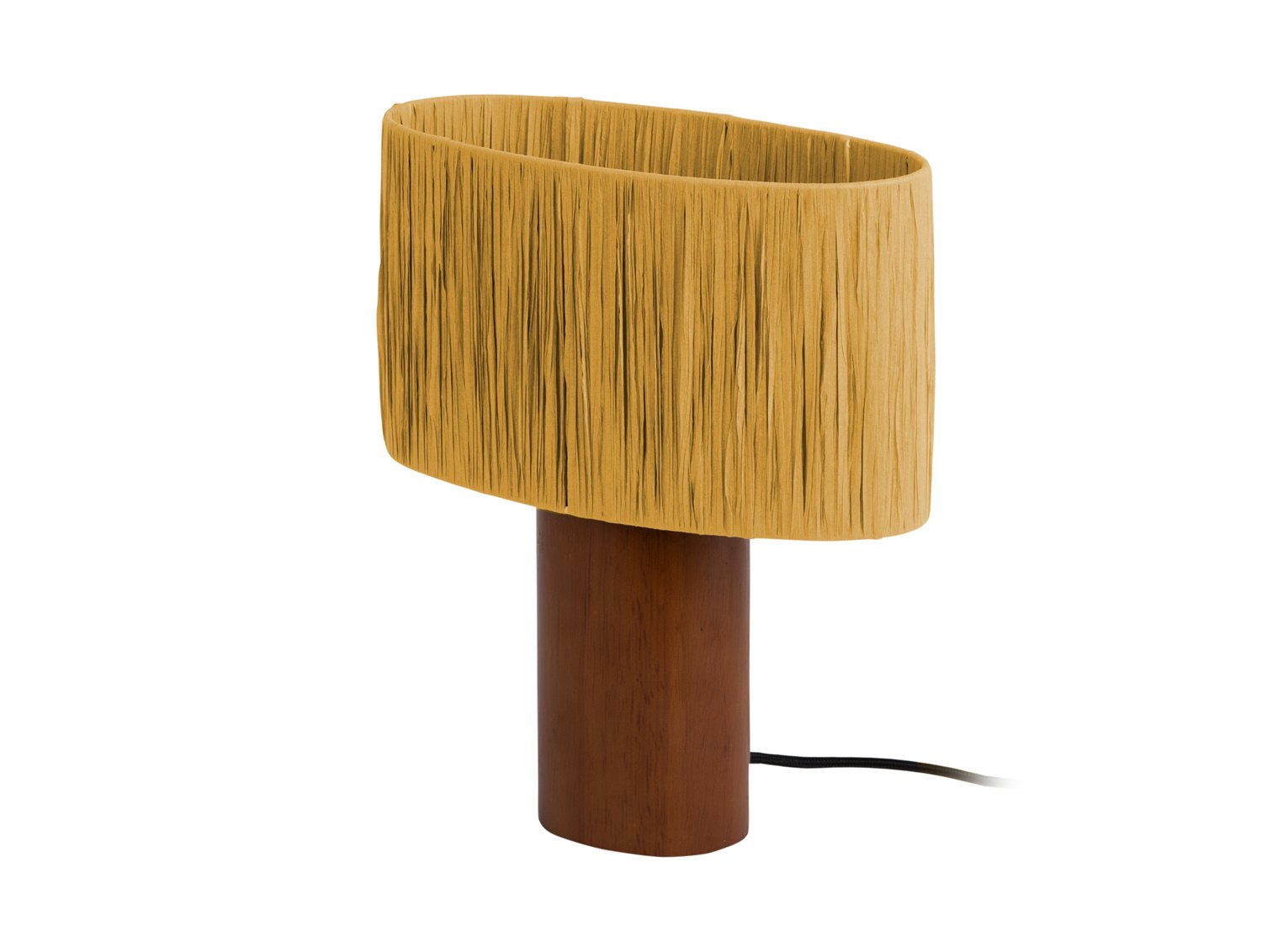 Leitmotiv - Tafellamp Sheer Oval - Okergeel