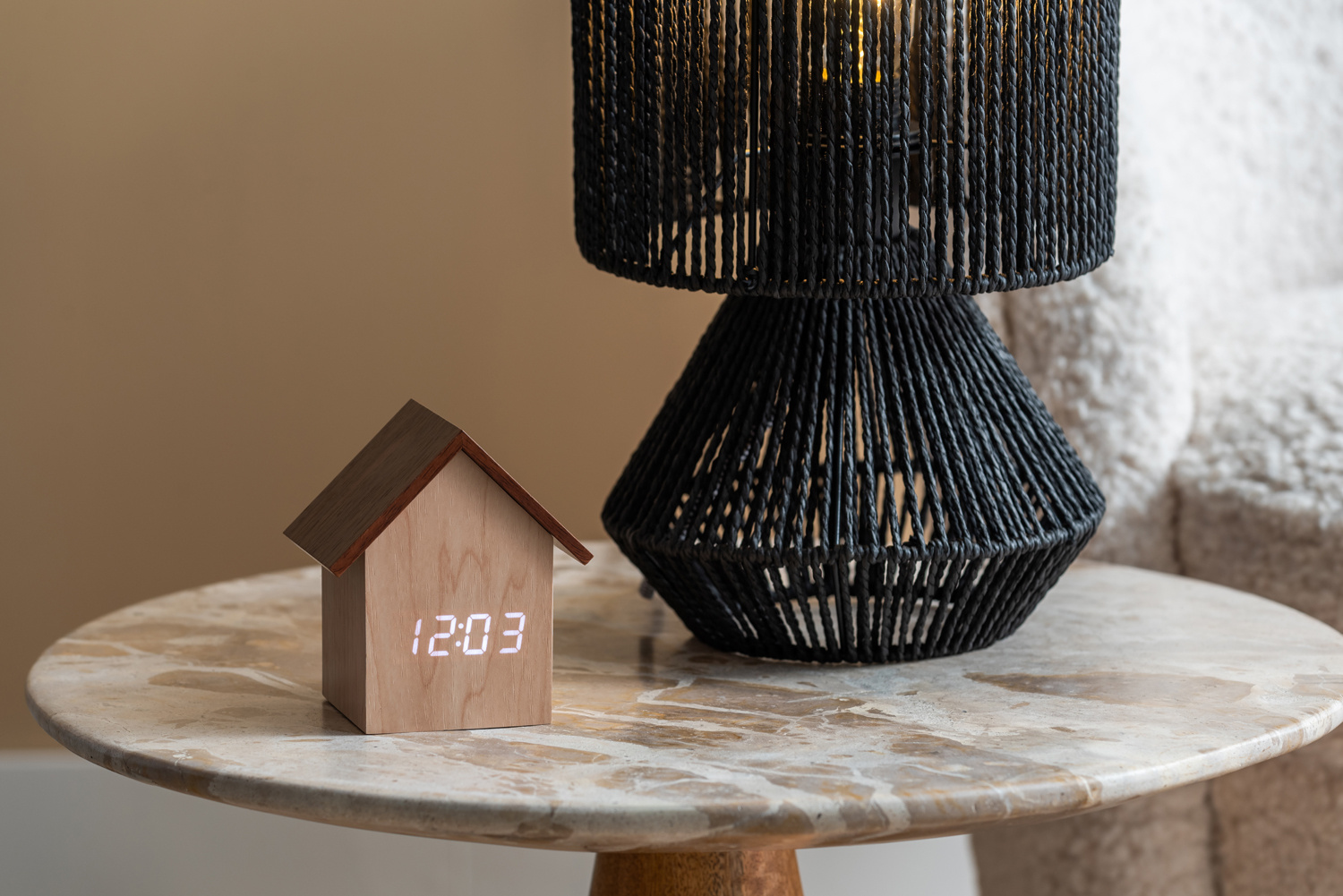 Leitmotiv - Tafellamp Forma - Zwart