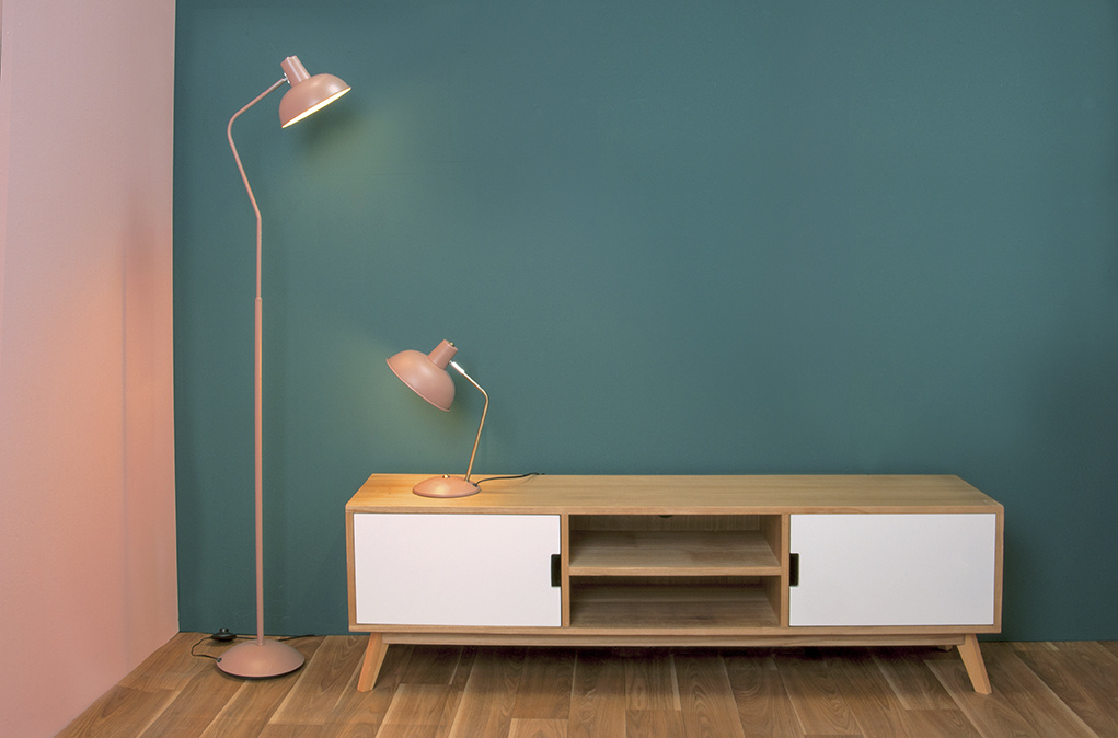 Leitmotiv - Tafellamp Hood - Zachtroze