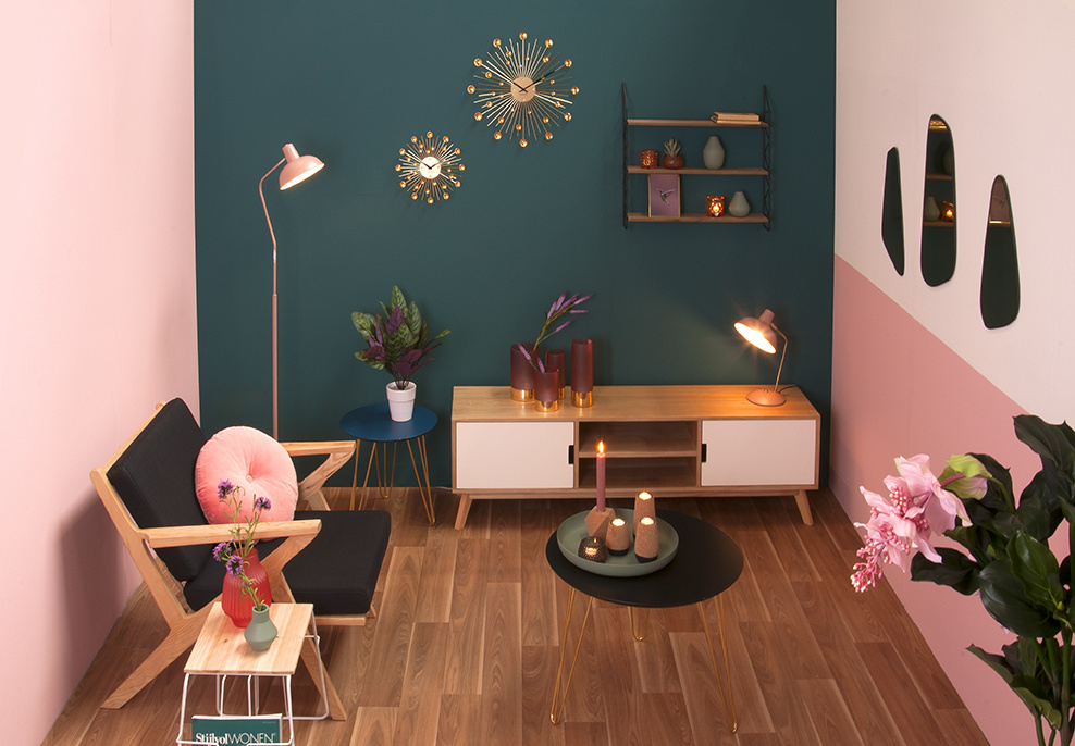 Leitmotiv - Tafellamp Hood - Zachtroze