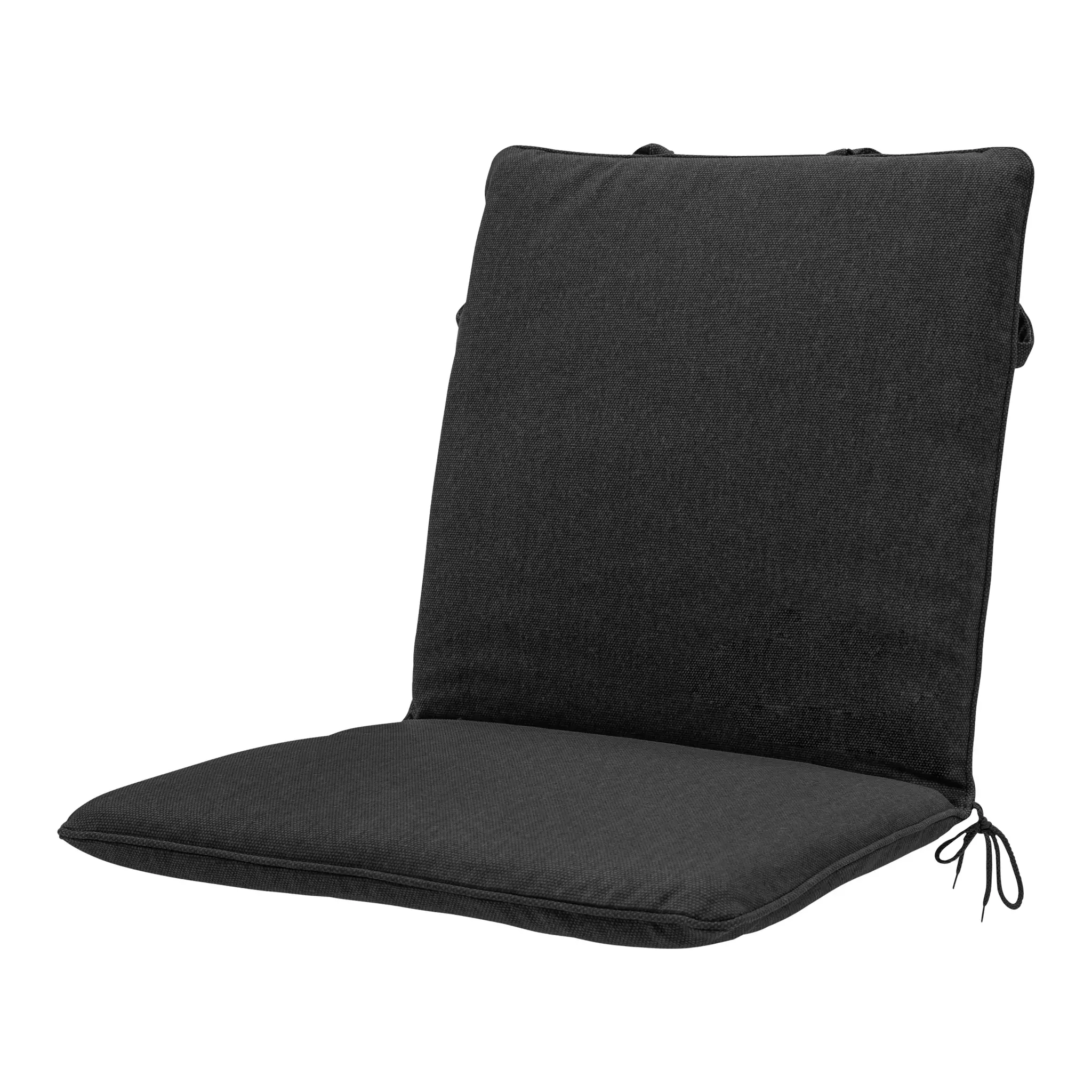Madison - Stapelstoel kussen Canvas Eco+ black - 97x49cm