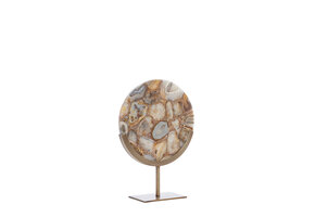 Light & Living - Ornament GOUYA - 25x10x35cm - Geel