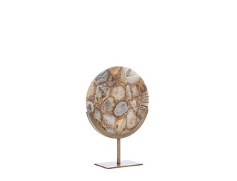 Light & Living - Ornament GOUYA - 25x10x35cm - Geel