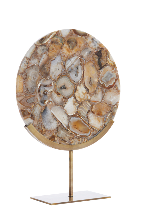 Light & Living - Ornament GOUYA - 35x12x50cm - Geel