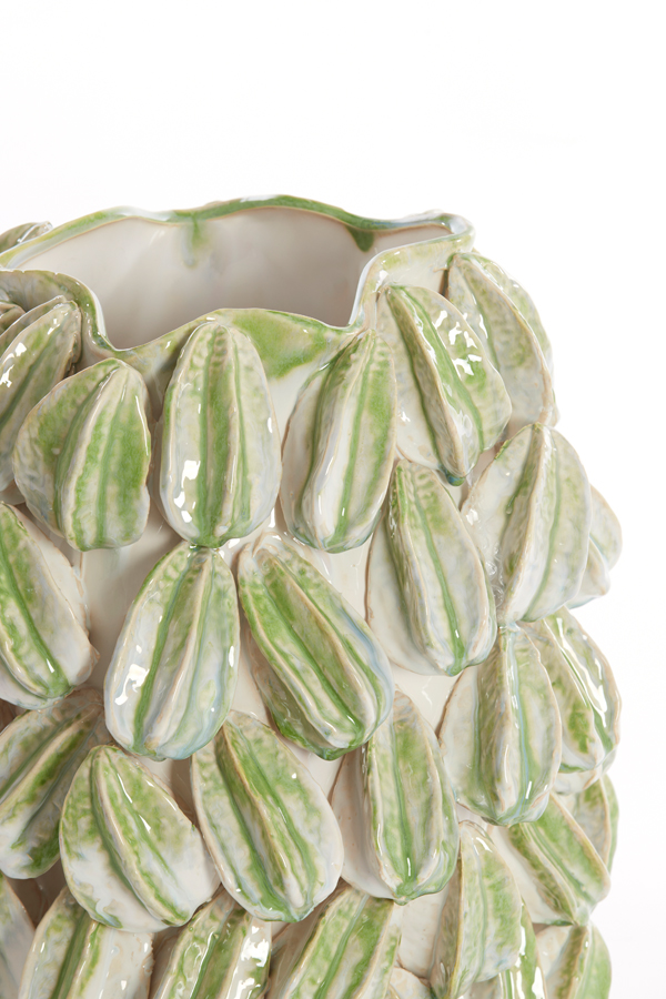 Light & Living - Vaas CARAMBOLA - 35x33x47cm - Bruin