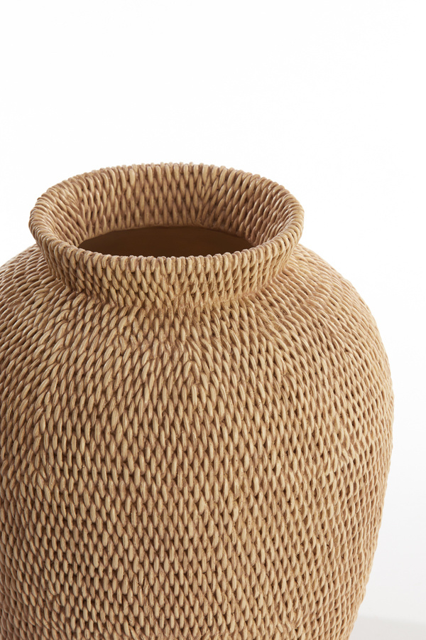 Light & Living - Vaas VEDELLA - Ø26x28cm - Bruin