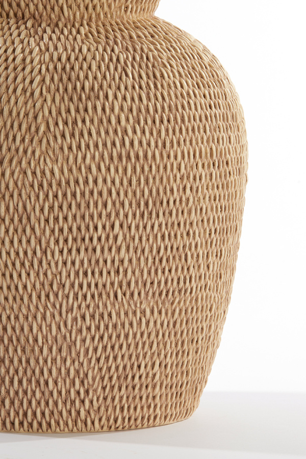 Light & Living - Vaas VEDELLA - Ø26x28cm - Bruin