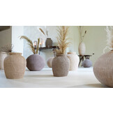 Light & Living - Vaas VEDELLA - Ø26x28cm - Bruin