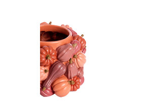 Light & Living - Vaas PUMPKIN - Ø28x18cm - Rood