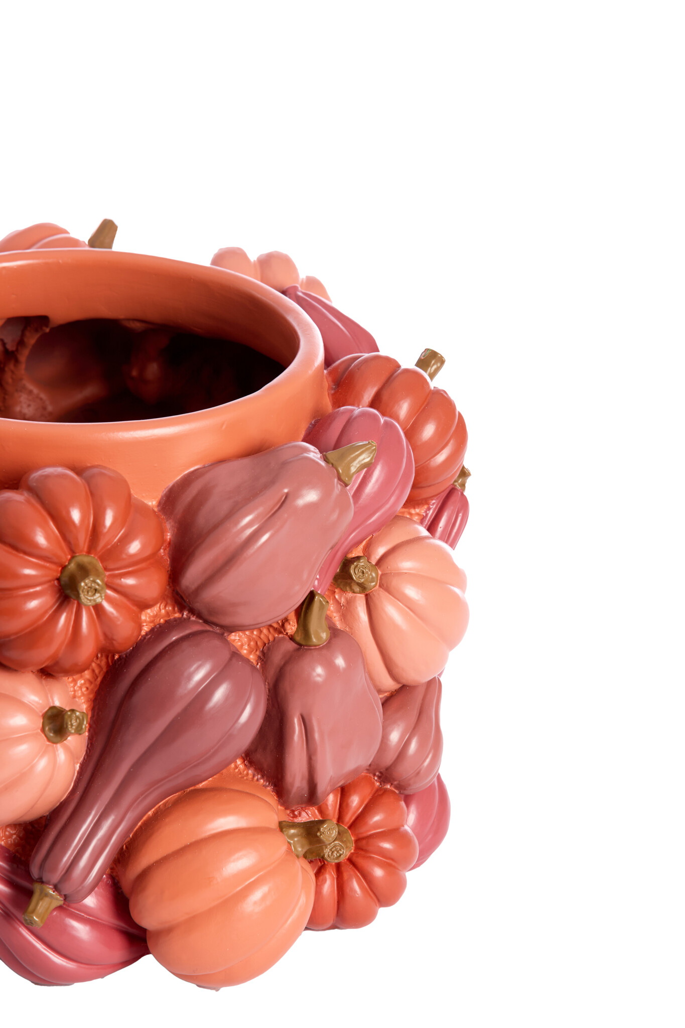 Light & Living - Vaas PUMPKIN - Ø28x18cm - Rood