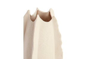 Light & Living - Vaas KELAPA - Ø31x53cm - Wit