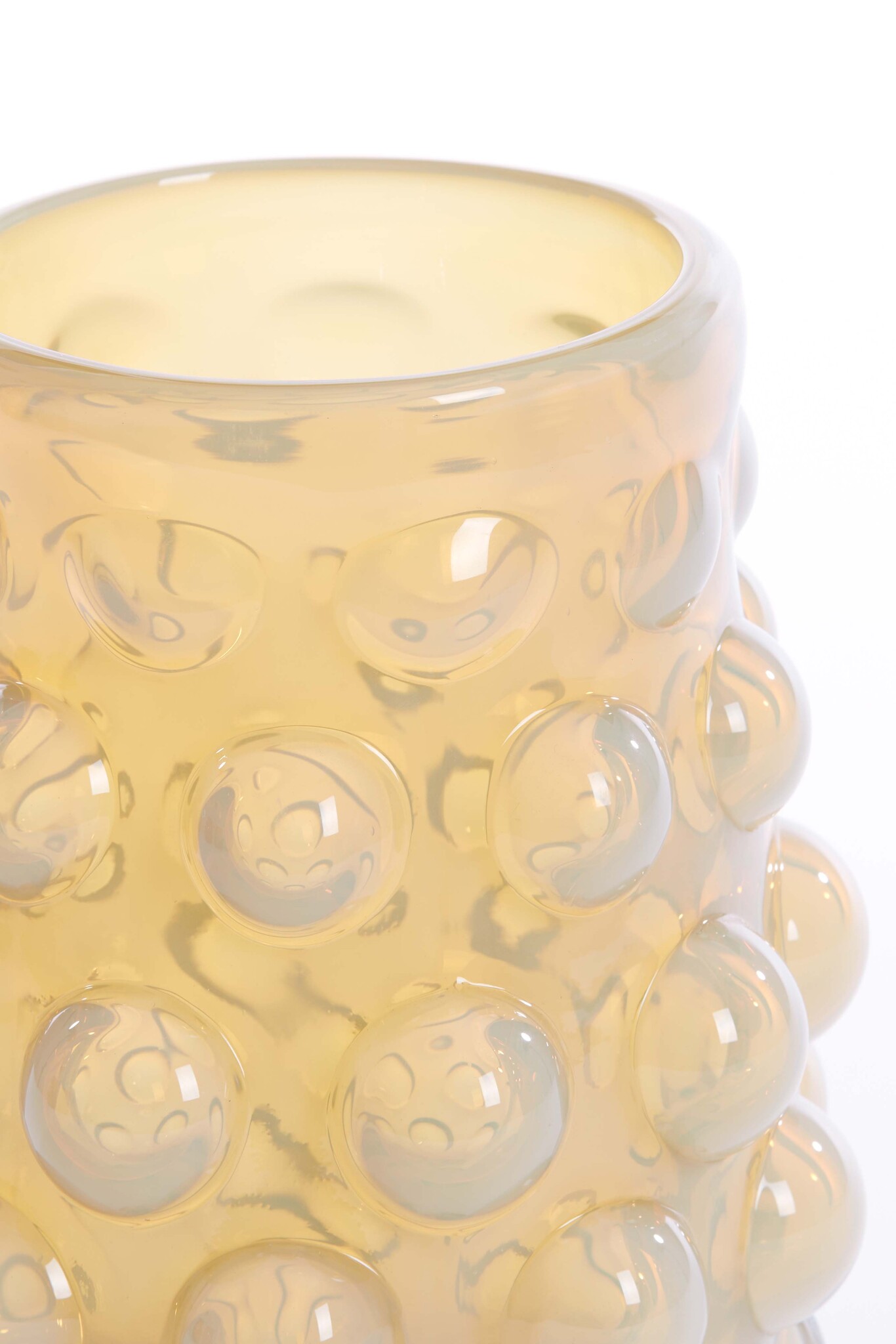 Light & Living - Vaas HAROA - Ø15.5x19cm - Geel