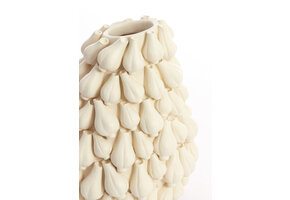 Light & Living - Vaas GARLIC - 42x39x47cm - Wit