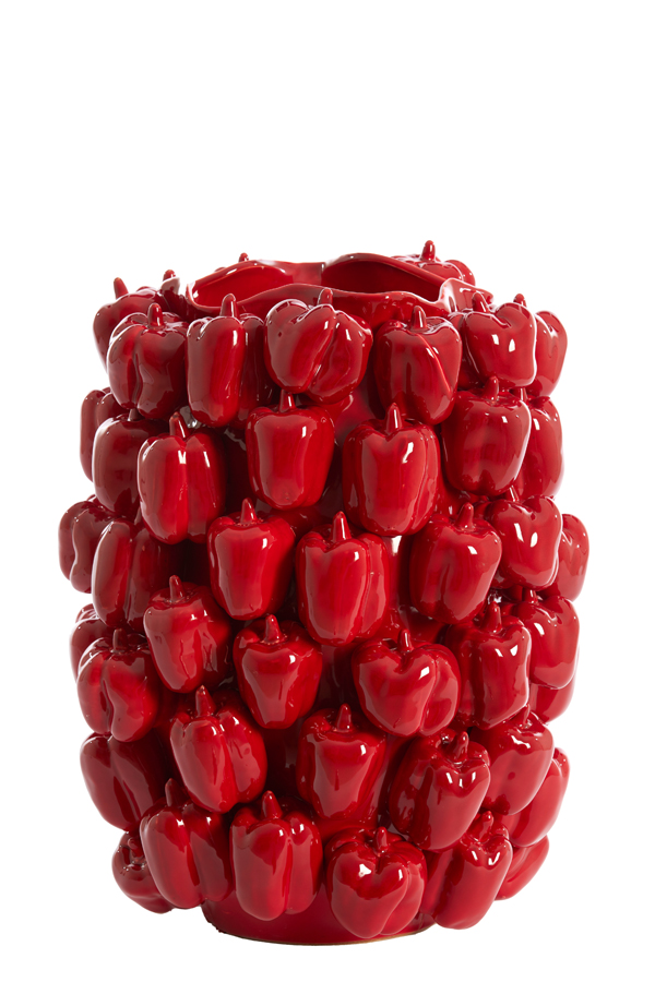 Light & Living - Vaas BELLPEPPER - 35x33x47cm - Rood