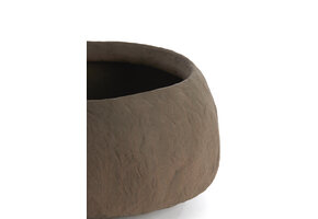 Light & Living - Vaas TINGRI - Ø56x29cm - Bruin