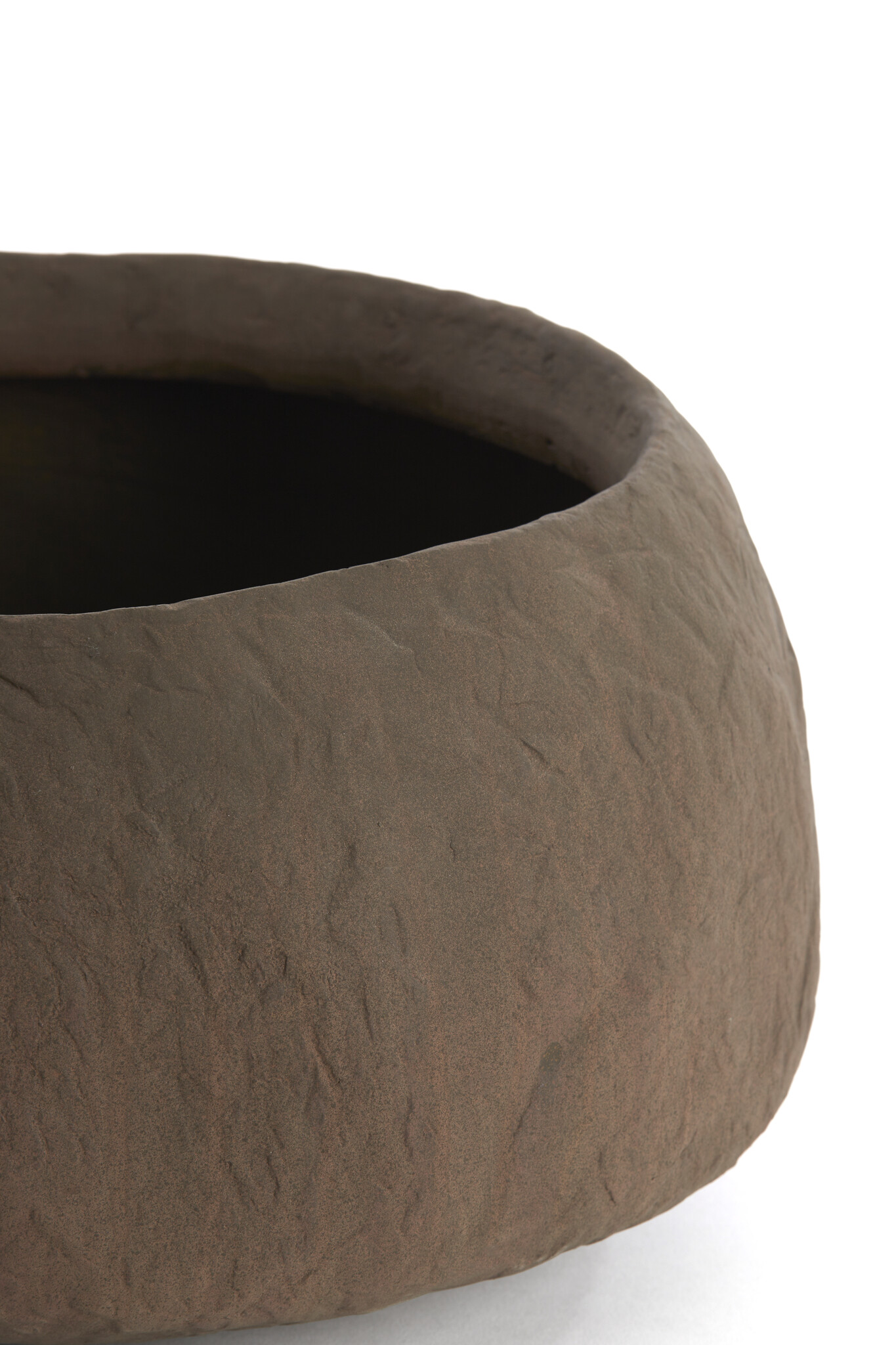 Light & Living - Vaas TINGRI - Ø56x29cm - Bruin