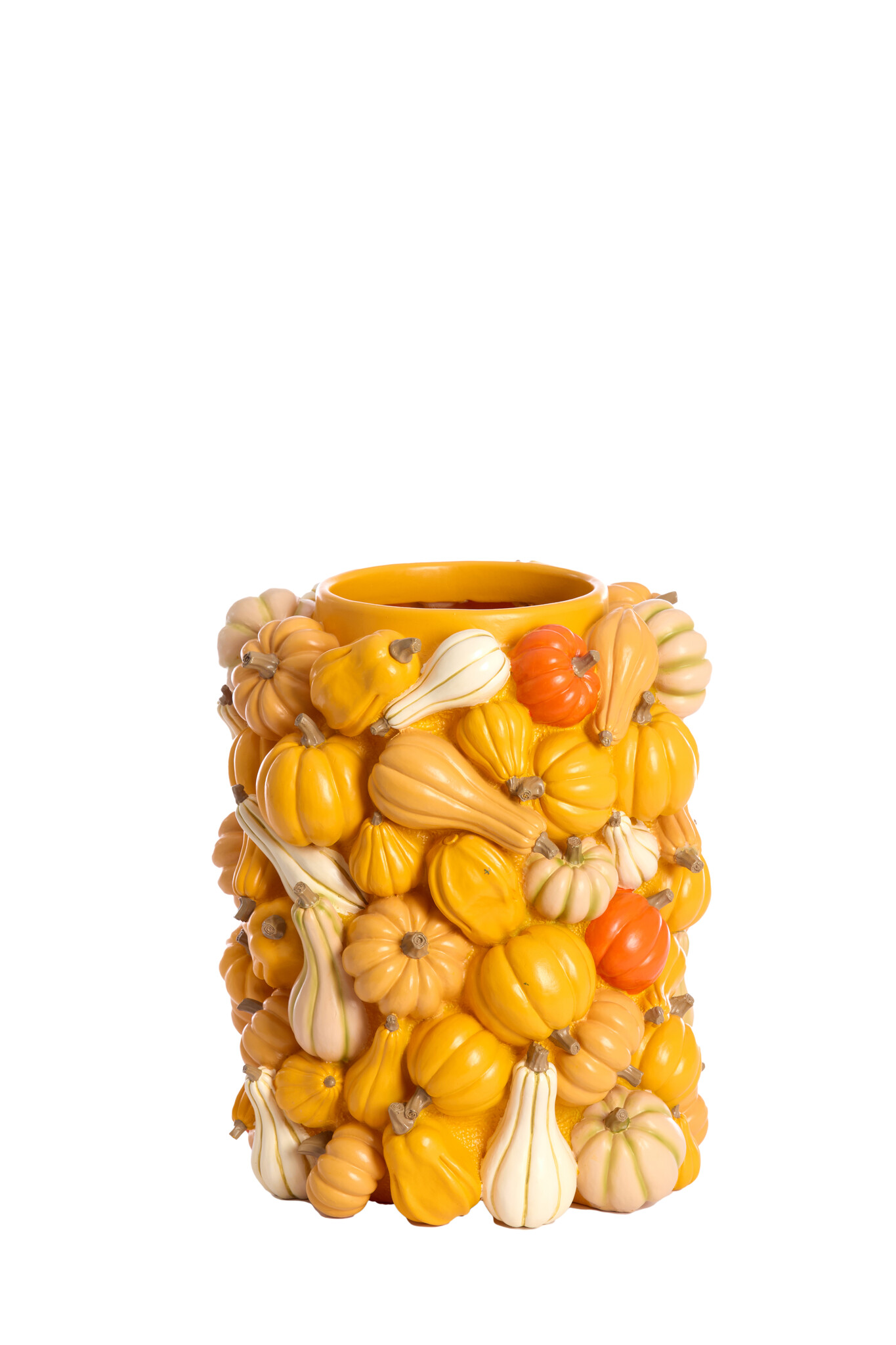 Light & Living - Vaas PUMPKIN - Ø27.5x33cm - Geel