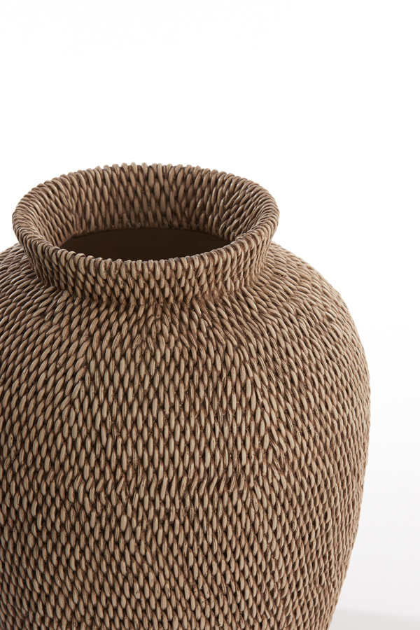 Light & Living - Vaas VENDIE - Ø26x28cm - Bruin