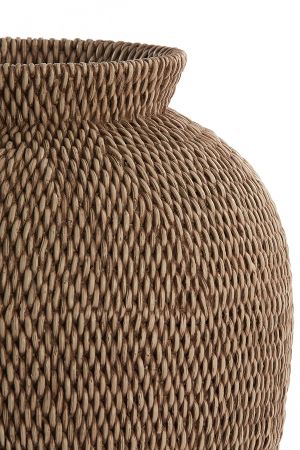 Light & Living - Vaas VENDIE - Ø26x28cm - Bruin