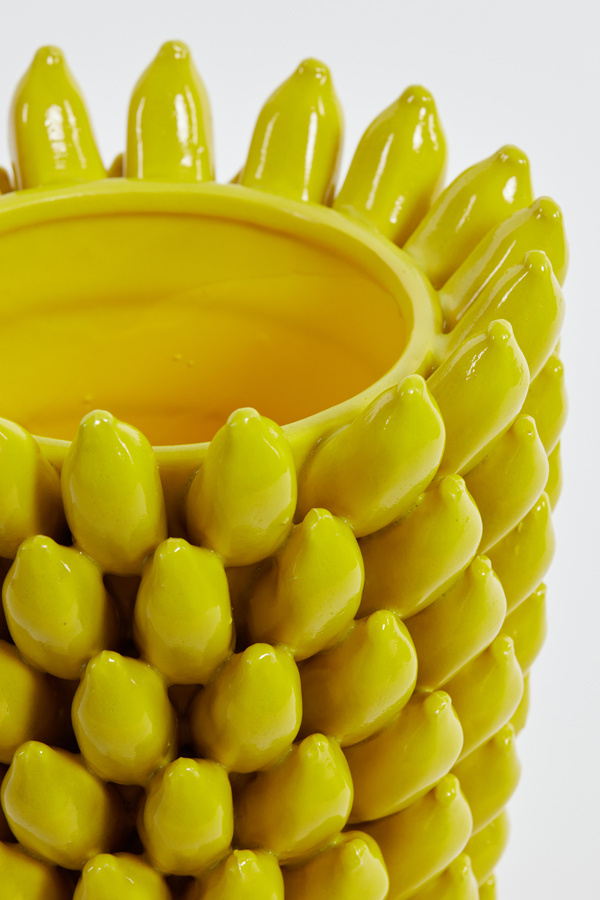 Light & Living - Vaas ZITA - Ø25x45cm - Geel