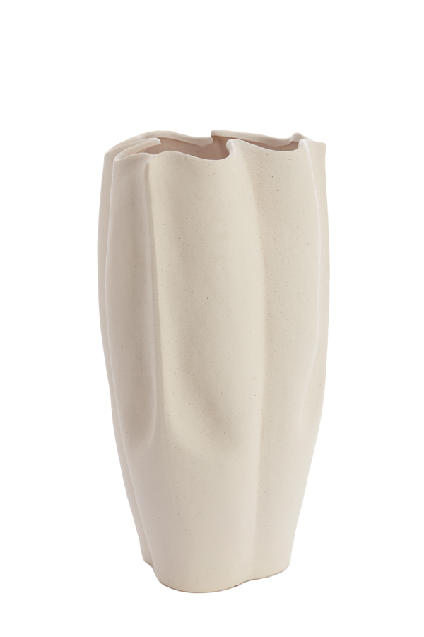 Light & Living - Vaas SANGULI - 28x27.5x56cm - Wit