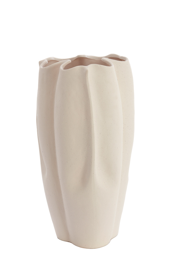 Light & Living - Vaas SANGULI - 28x27.5x56cm - Wit