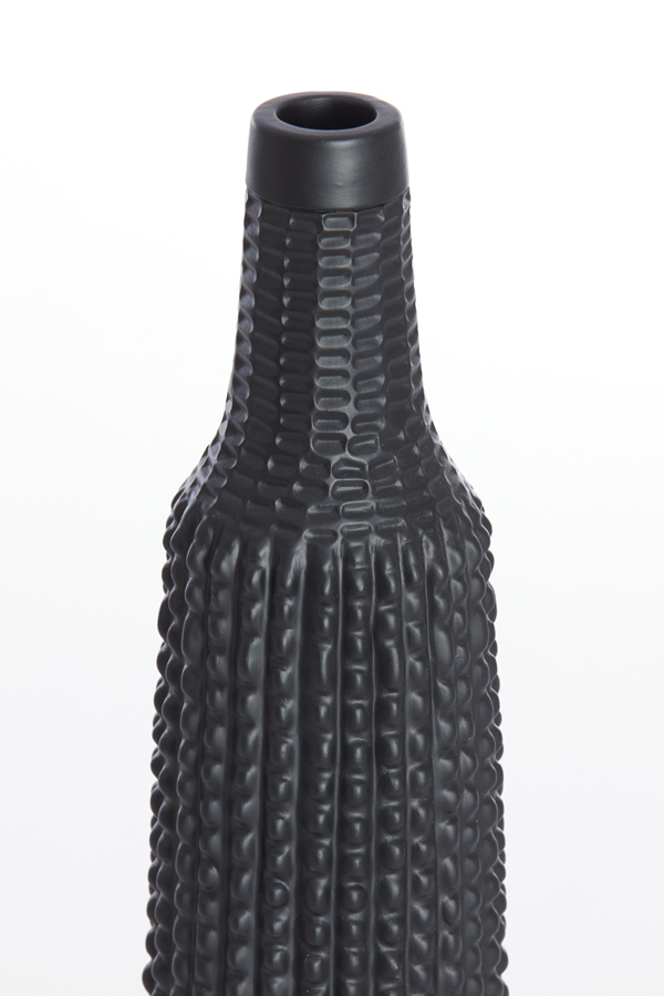 Light & Living - Vaas ANGIRA - Ø9.5x46cm - Zwart