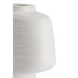 Light & Living - Vaas GANDORO - 22.5x14.5x28.5cm - Wit