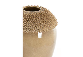 Light & Living - Vaas SANGKU - Ø39.5x60cm - Bruin