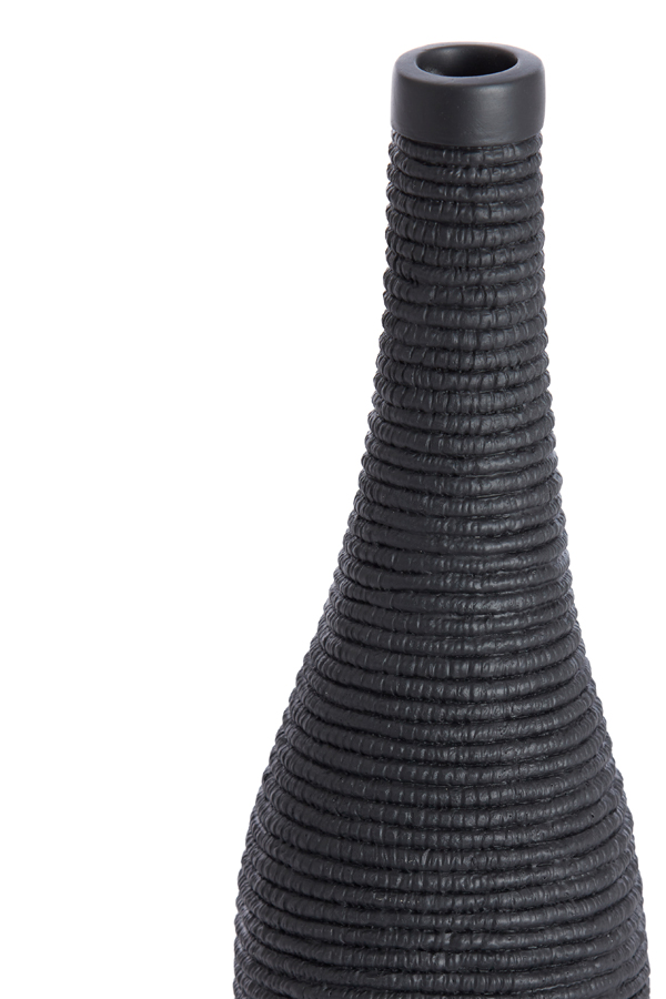 Light & Living - Vaas YOUNA - Ø10x40cm - Zwart