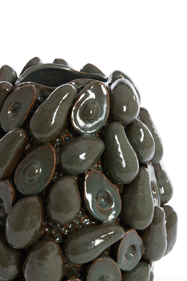 Light & Living - Vaas AVOCADO - Ø33x37.5cm - Bruin