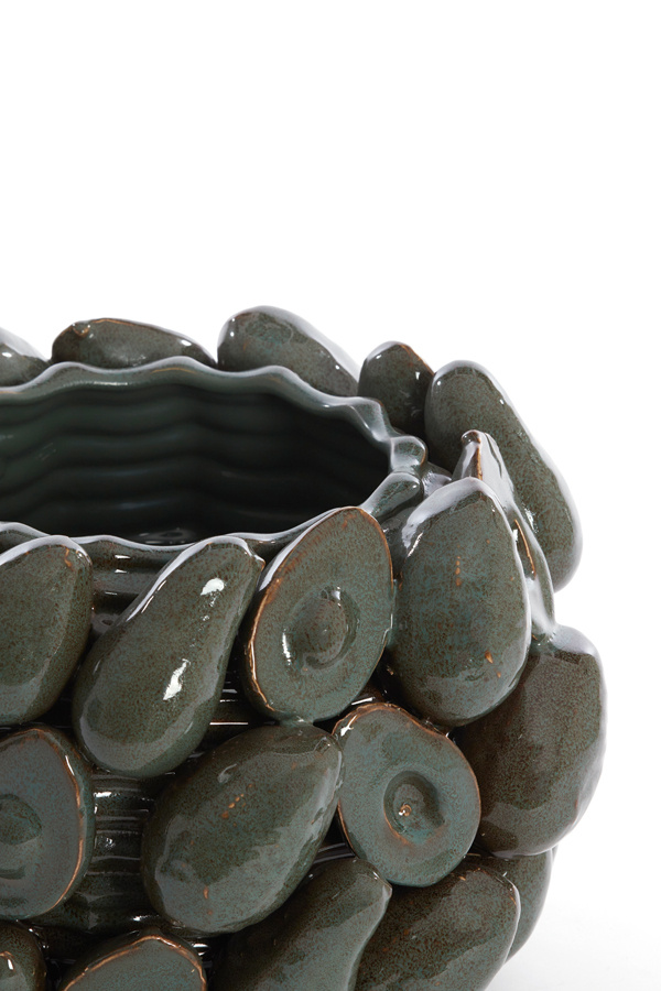 Light & Living - Vaas AVOCADO - Ø31.5x23cm - Bruin