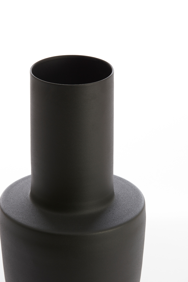 Light & Living - Vaas DATUH - Ø29x55cm - Zwart