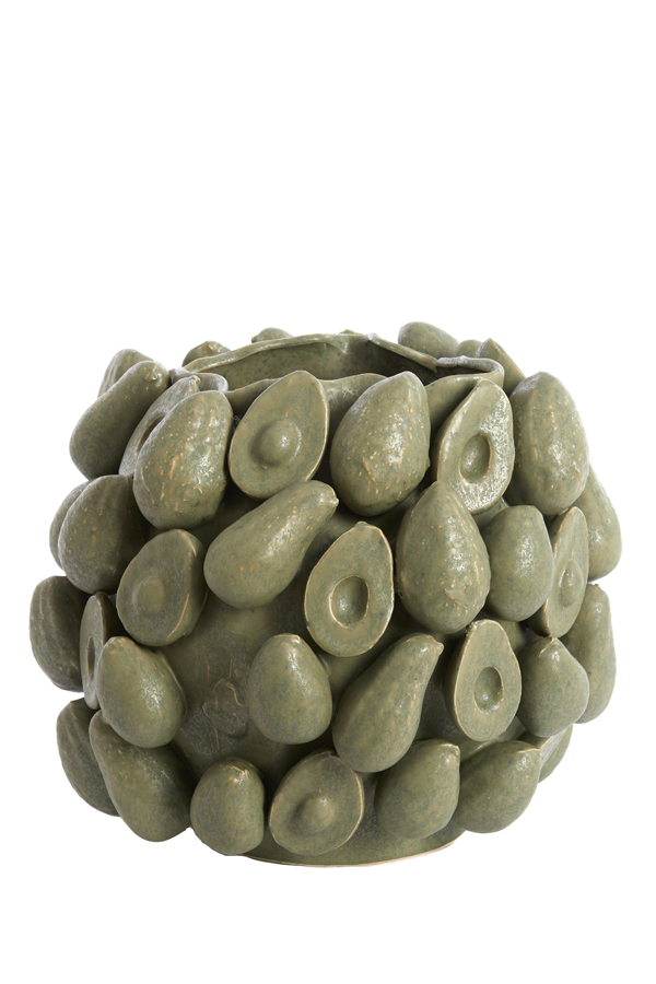 Light & Living - Vaas AVOCADO - 36x35.5x31.5cm - Groen