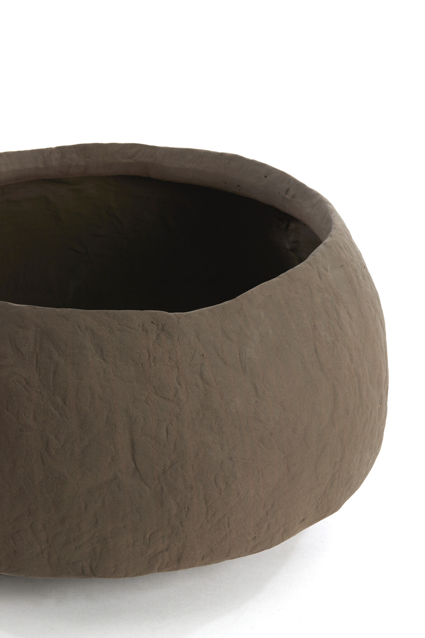 Light & Living - Vaas TINGRI - Ø39x21cm - Bruin