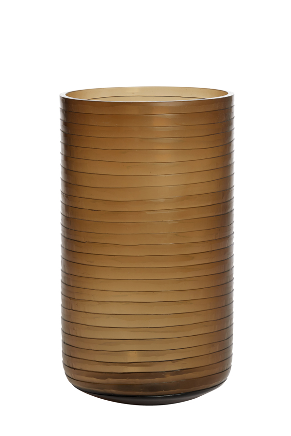Light & Living - Vaas RUMI - Ø22.5x41cm - Bruin