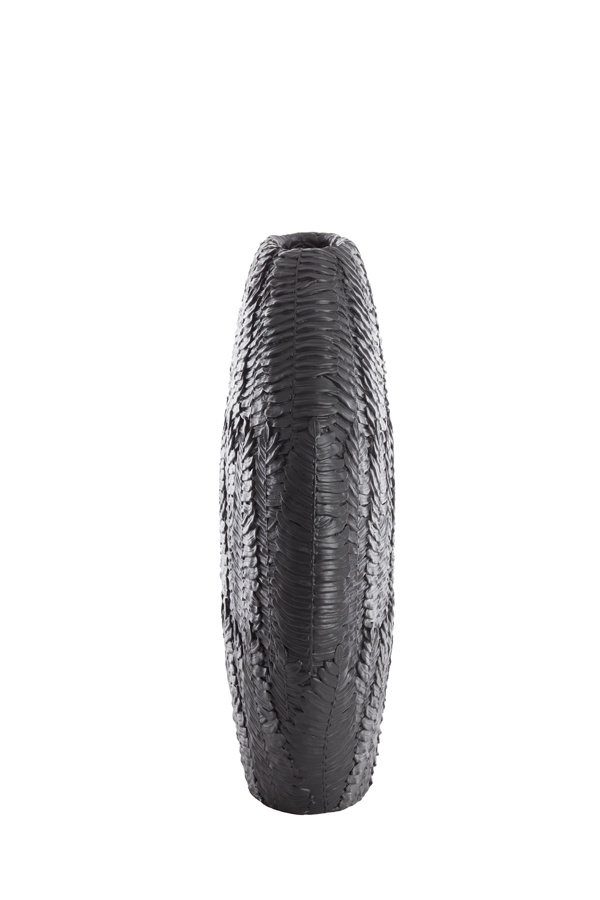Light & Living - Vaas NIVICA - 40.5x11x40cm - Zwart