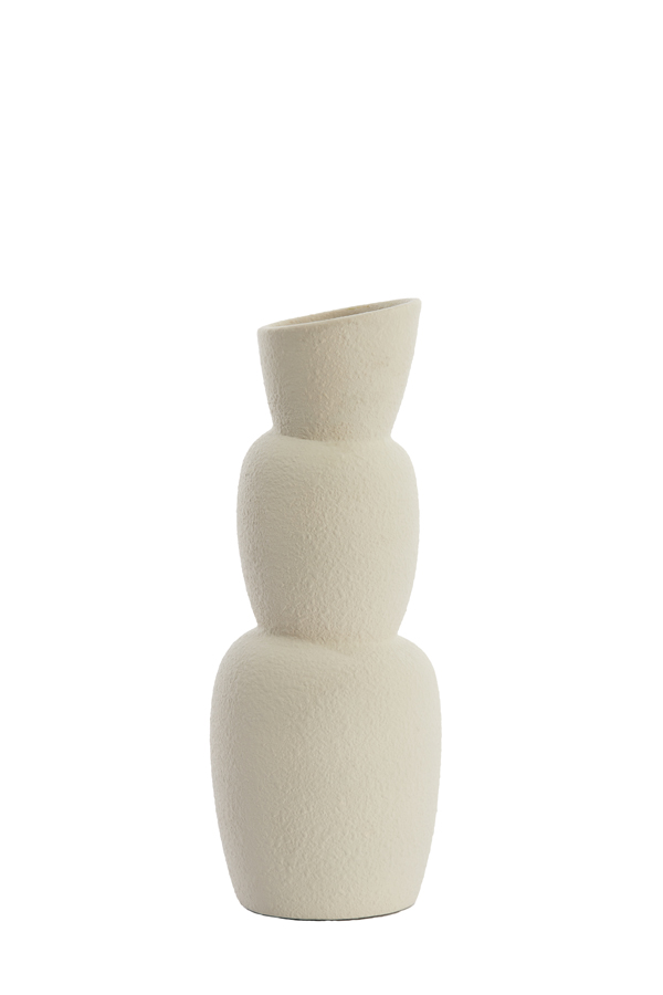 Light & Living - Vaas ARAM - Ø14.5x37.5cm - Wit