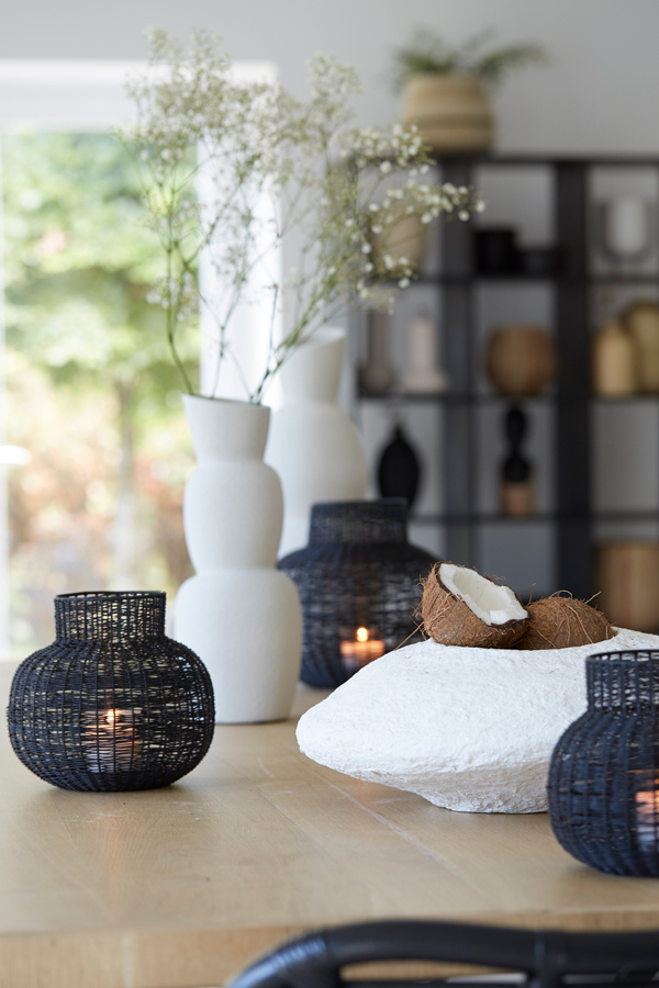 Light & Living - Vaas ARAM - Ø14.5x37.5cm - Wit