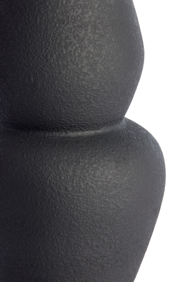 Light & Living - Vaas ARAM - Ø19x46.5cm - Zwart