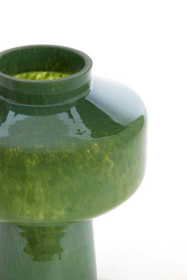 Light & Living - Vaas TRASMON - Ø23.5x29.5cm - Groen