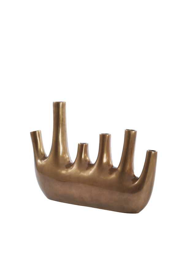 Light & Living - Vaas KUTA - 43x7.5x28cm - Brons