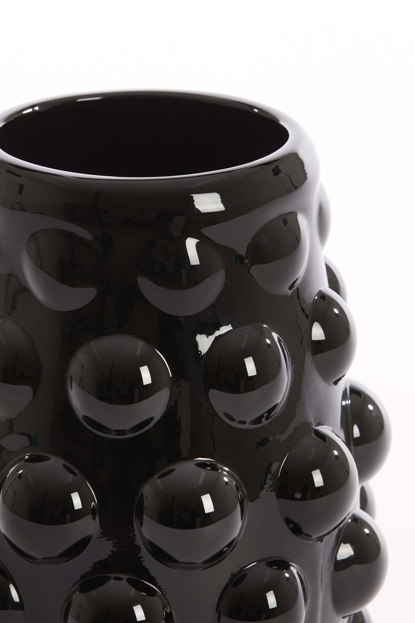 Light & Living - Vaas HAROA - Ø15.5x19cm - Zwart